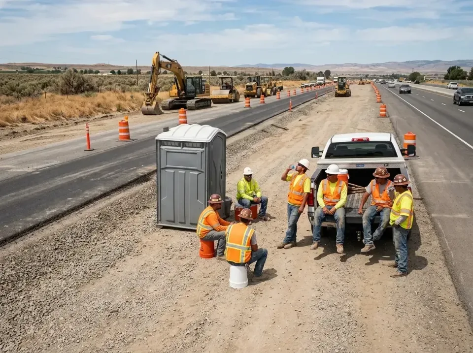 highway-road-construction-crew-007 — frequently asked questions, Porta Potty and Restroom Rentals in Stevens Point, WI